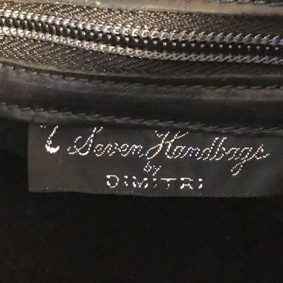 Vintage 1980’s 7 Seven by Dimitri Clutch/Crossbody/Shoulder Bag - Picture 4 of 7